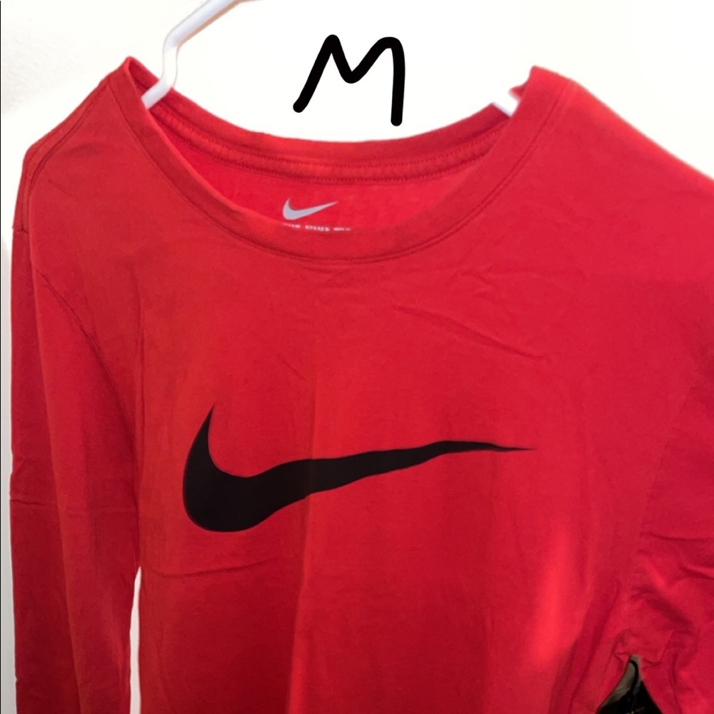 Red Nike long sleeve
